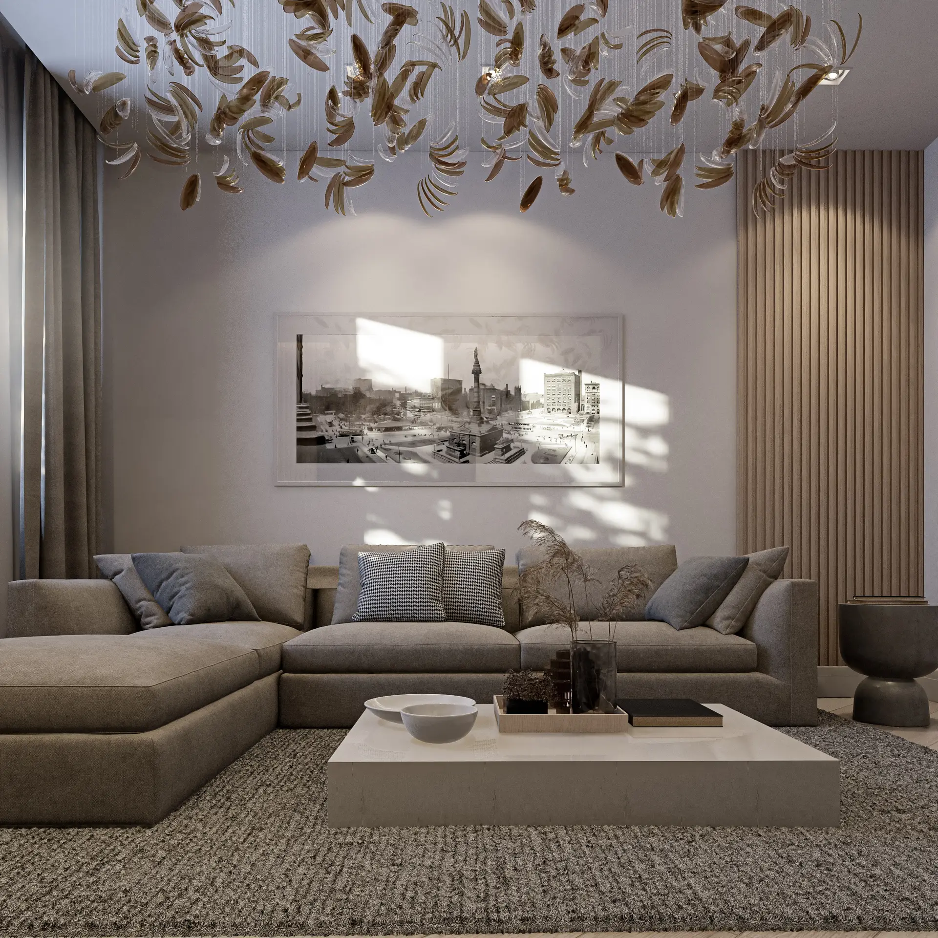 comfortable living room interior design