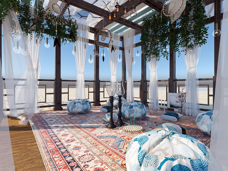 Meditation outdoor tent design